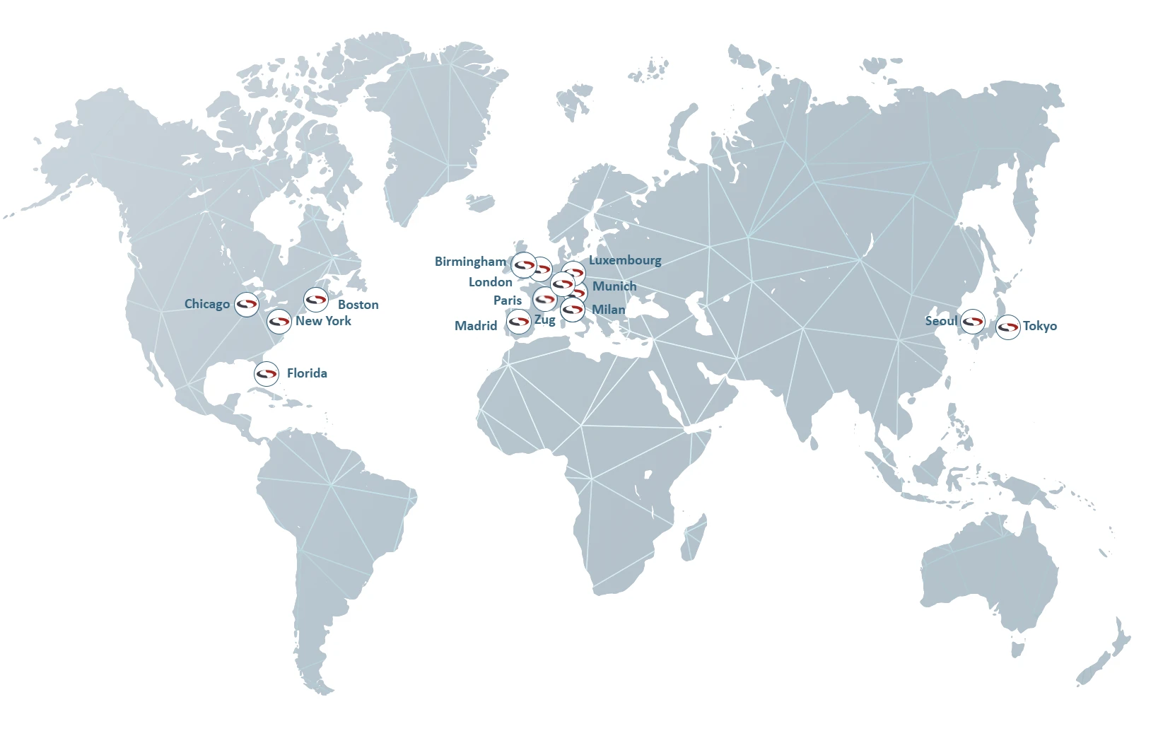 Locations map