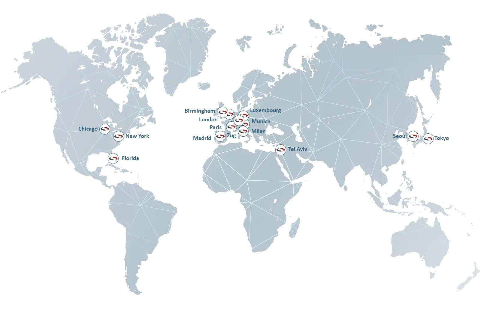 Locations map